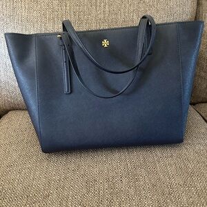 Tory Burch Emerson Small Tote - Navy